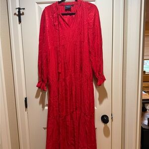 Maeve Scarlet Maxi Dress